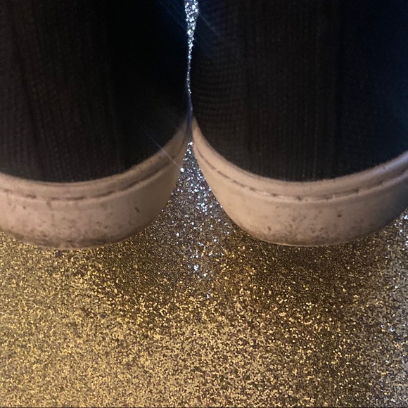 ROTHY'S BLACK HIGH-TOP SLIP-ON Sneakers LUX RARE - Picture 9 of 14